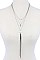 3-LAYER CHAIN TASSEL LONG NECKLACE SET