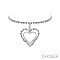 Crystal Heart Choker