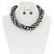 STYLISH MULTI STRAND TWISTED PEARL NECKLACE