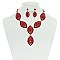 Vintage Style Necklace And Earring Set MEZNBQ72