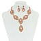 Vintage Style Necklace And Earring Set MEZNBQ72