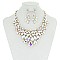 FASHIONABLE FLOWER BED METAL STONE NE/ER SET SLNBQ76