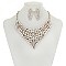 FASHIONABLE RHINESTONE NECKLACE SET SLNBQ79