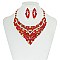 FASHIONABLE RHINESTONE NECKLACE SET SLNBQ79