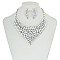 FASHIONABLE RHINESTONE NECKLACE SET SLNBQ79