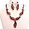RHINESTONE CLUSTER WING NECKLACE