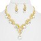COCKTAIL PARTY VINE DROP NECKLACE SET