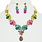 COCKTAIL PARTY VINE DROP NECKLACE SET