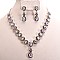 DROP RHINESTONE NECKLACE SET