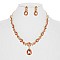 VICTORIAN RHINESTONE NECKLACE SET
