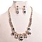 RHINESTONE NECKLACE SET