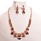 RHINESTONE NECKLACE SET