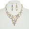 DAZZELING CRYSTAL HOLIDAY NECKLACE SET