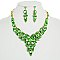 DAZZELING CRYSTAL HOLIDAY NECKLACE SET