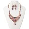 CHIC RHINESTONE NECKLACE SET