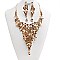 FASHIONABLE RHINESTONE NECKLACE SET SLNBY7059