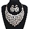 FASHIONABLE OVAL NECKLACE SET SLNBY7060