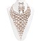 FASHIONABLE LONG EVENING BIB NECKLACE SET SLNBY7062
