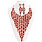 FASHIONABLE LONG EVENING BIB NECKLACE SET SLNBY7062