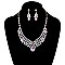 FASHIONABLE GEMS ON ME NECKLACE SET