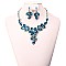 FASHIONABLE STONE EVENING NECKLACE SET SLNBY7843