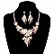 FASHIONABLE STONE NECKLACE SET SLNBY7844