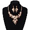 FASHIONABLE STONE NECKLACE SET SLNBY7844