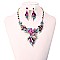 FASHIONABLE STONE NECKLACE SET SLNBY7844