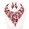 FASHIONABLE RHINESTONE STATEMENT SET