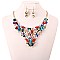 FASHIONABLE STONE EVENING NECKLACE SET SLNBY7854