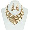 Bib RHINESTONE NECKLACE SET MEZ8183