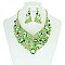 Bib RHINESTONE NECKLACE SET MEZ8183