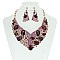Bib RHINESTONE NECKLACE SET MEZ8183