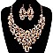 STONE NECKLACE FLORAL BOUQUET SLNBY8190