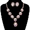 OVAL STONE VICTORIAN NECKLACE SET SLNBY8194