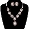 OVAL STONE VICTORIAN NECKLACE SET SLNBY8194