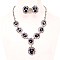 OVAL STONE VICTORIAN NECKLACE SET SLNBY8194