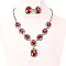 OVAL STONE VICTORIAN NECKLACE SET SLNBY8194