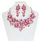 Garden Roses Bib RHINESTONE NECKLACE SET