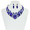 Classic RHINESTONE NECKLACE SET Bib Style MEZ8554