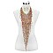 FASHIONABLE WATERFALL COLOR SEED BEAD NECKLACE SET SLNBY9316