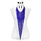FASHIONABLE WATERFALL COLOR SEED BEAD NECKLACE SET SLNBY9316