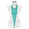 FASHIONABLE WATERFALL COLOR SEED BEAD NECKLACE SET SLNBY9316