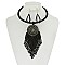 TRENDY TRIBAL DREAM CATCHER NECKLACE SET SLNBY9317BK