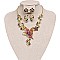 ELEGANT BUTTERFLY METAL NECKLACE SET