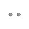 Fashionable Grey Semi Precious Ball Stud Earring SLNE0403
