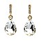 NE0936-LP Diamond-Cut Teardrop Rhinestone Earring