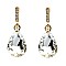 NE0936-LP Diamond-Cut Teardrop Rhinestone Earring