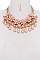FLORAL STATEMENT NECKLACE JYNE49-1756