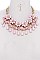 FLORAL STATEMENT NECKLACE JYNE49-1756